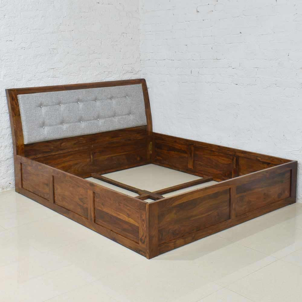 Solid Wood Abran Bed Box Storage Bed