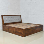 Solid Wood Abran Bed Box Storage Bed