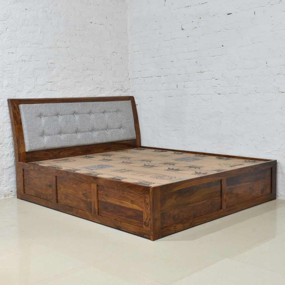 Solid Wood Abran Bed Box Storage Bed