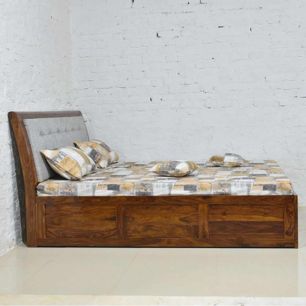 Solid Wood Abran Bed Box Storage Bed
